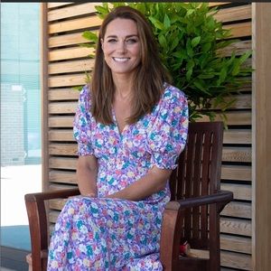 Faithfull the Brand Purple Midi Dress